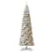 11ft. Pre-Lit Flocked Green Pine Artificial Christmas Tree, Color Changing Lights